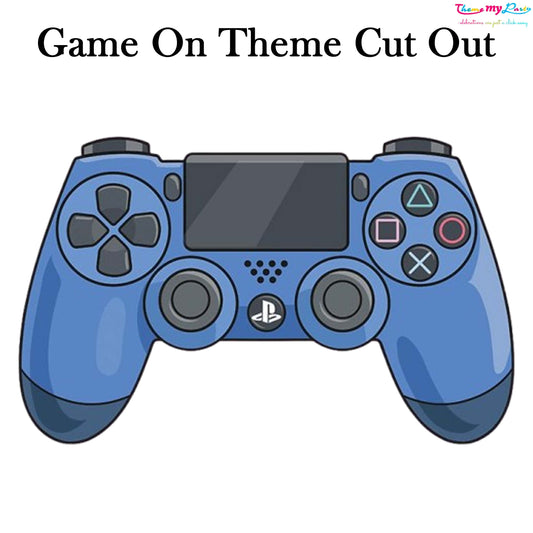 Game Theme Birthday Party Cutout
