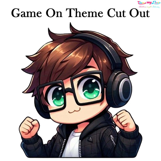 Game Theme Birthday Party Cutout