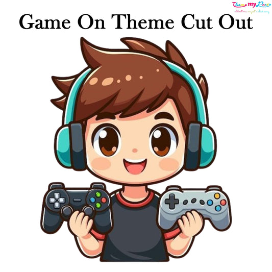 Game Theme Birthday Party Cutout
