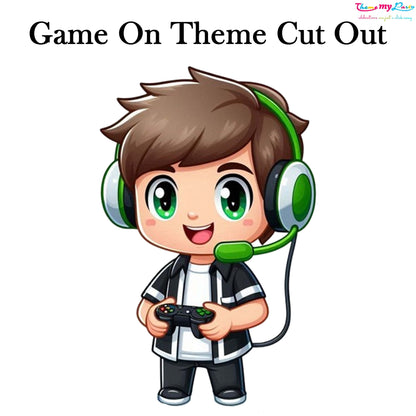 Game Theme Birthday Party Cutout