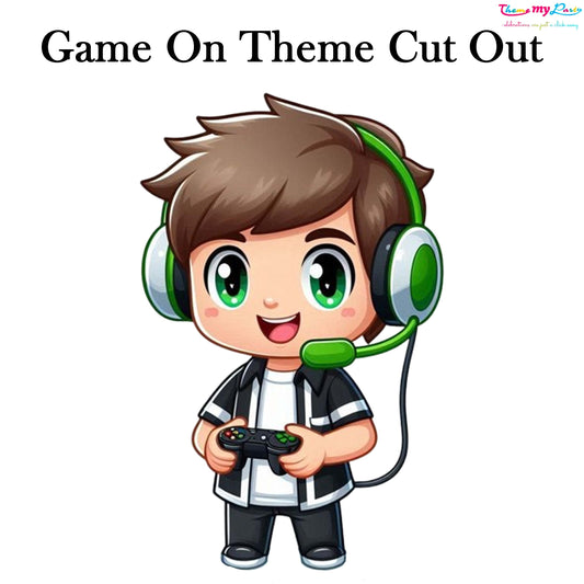 Game Theme Birthday Party Cutout