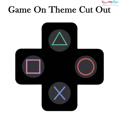 Game Theme Birthday Party Cutout
