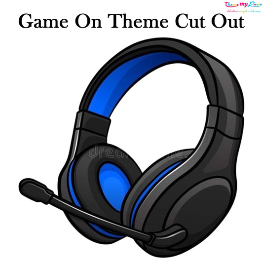 Game Theme Birthday Party Cutout