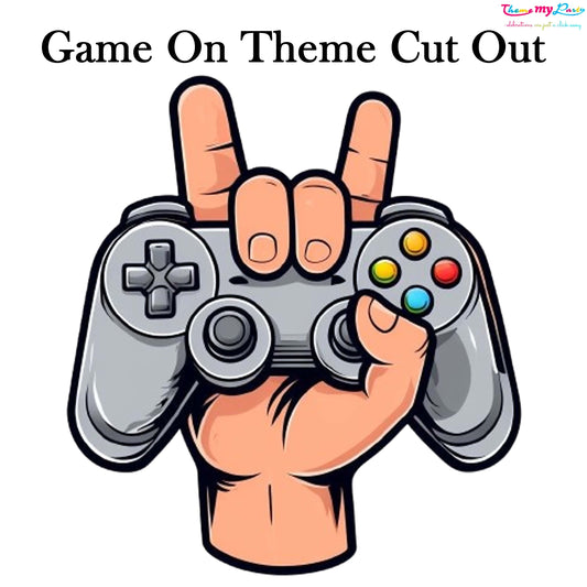 Game Theme Birthday Party Cutout