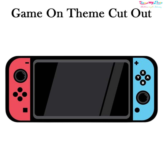Game Theme Birthday Party Cutout