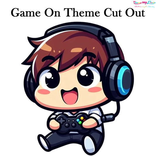 Game Theme Birthday Party Cutout