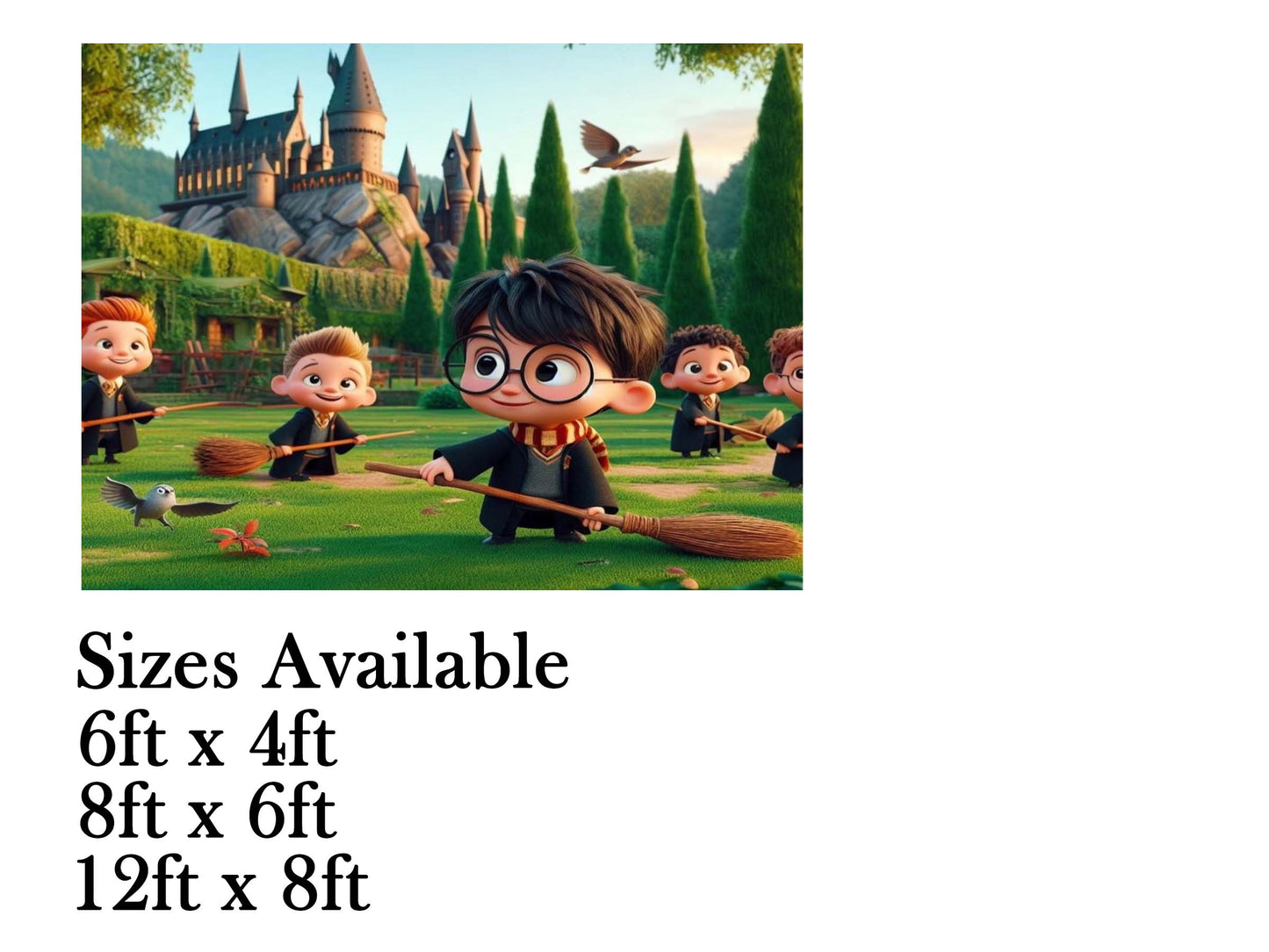 Harry Potter Theme Birthday Cake Table Cover