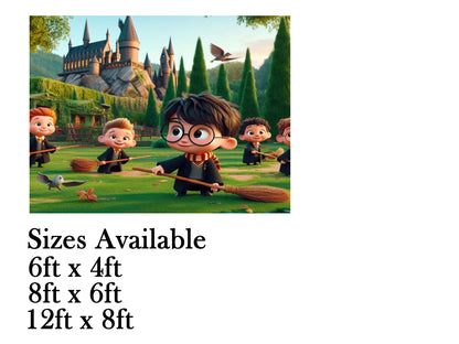 Harry Potter Theme Birthday Cake Table Cover