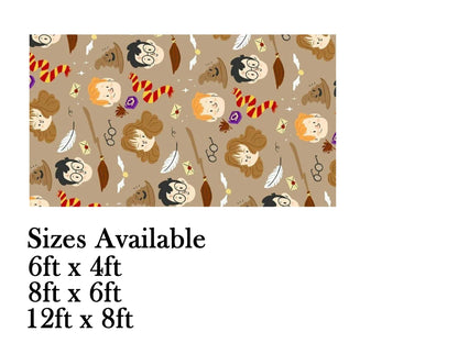 Harry Potter Theme Birthday Cake Table Cover