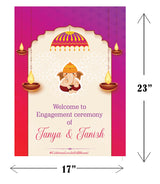 Wedding Ceremony Theme Party Welcome Board