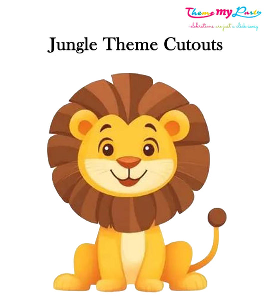 Jungle Theme Birthday Party Cutout
