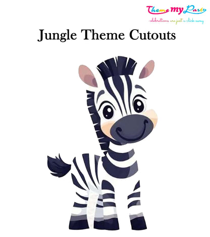 Jungle Theme Birthday Party Cutout