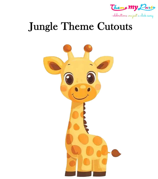 Jungle Theme Birthday Party Cutout