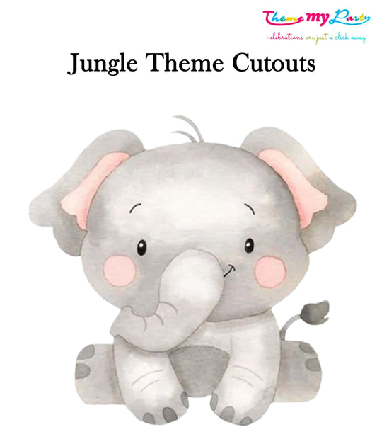 Jungle Theme Birthday Party Cutout