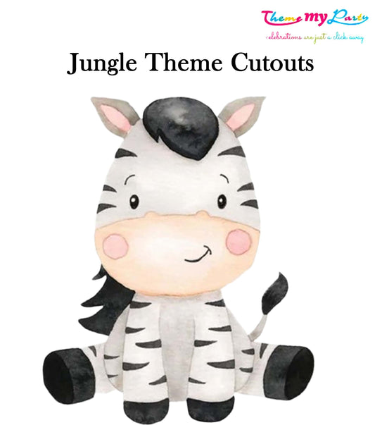Jungle Theme Birthday Party Cutout