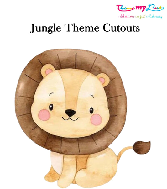 Jungle Theme Birthday Party Cutout
