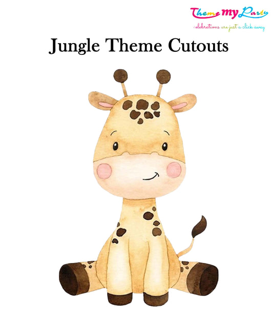 Jungle Theme Birthday Party Cutout