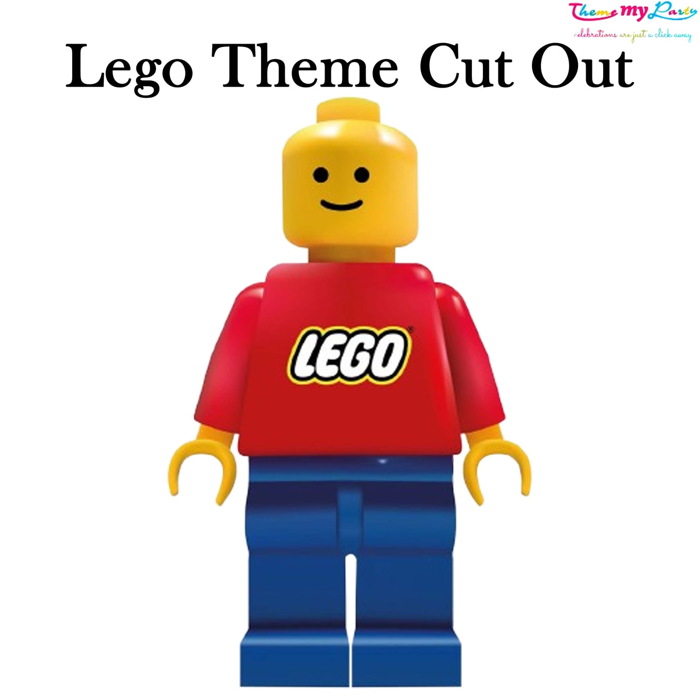Lego Theme Birthday Party Cutout