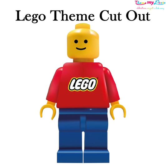 Lego Theme Birthday Party Cutout