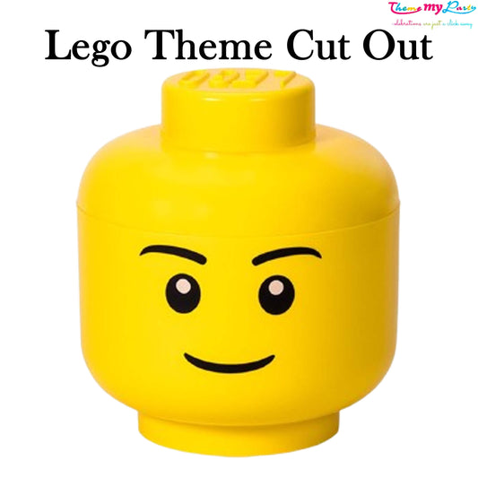 Lego Theme Birthday Party Cutout