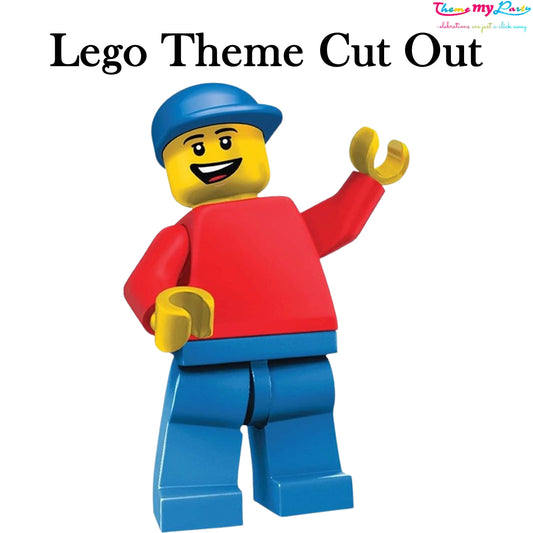 Lego Theme Birthday Party Cutout