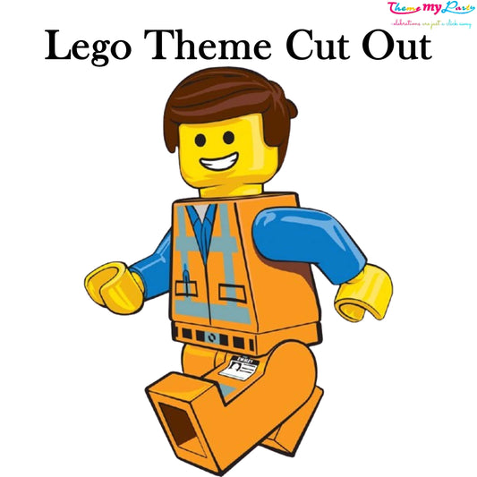 Lego Theme Birthday Party Cutout