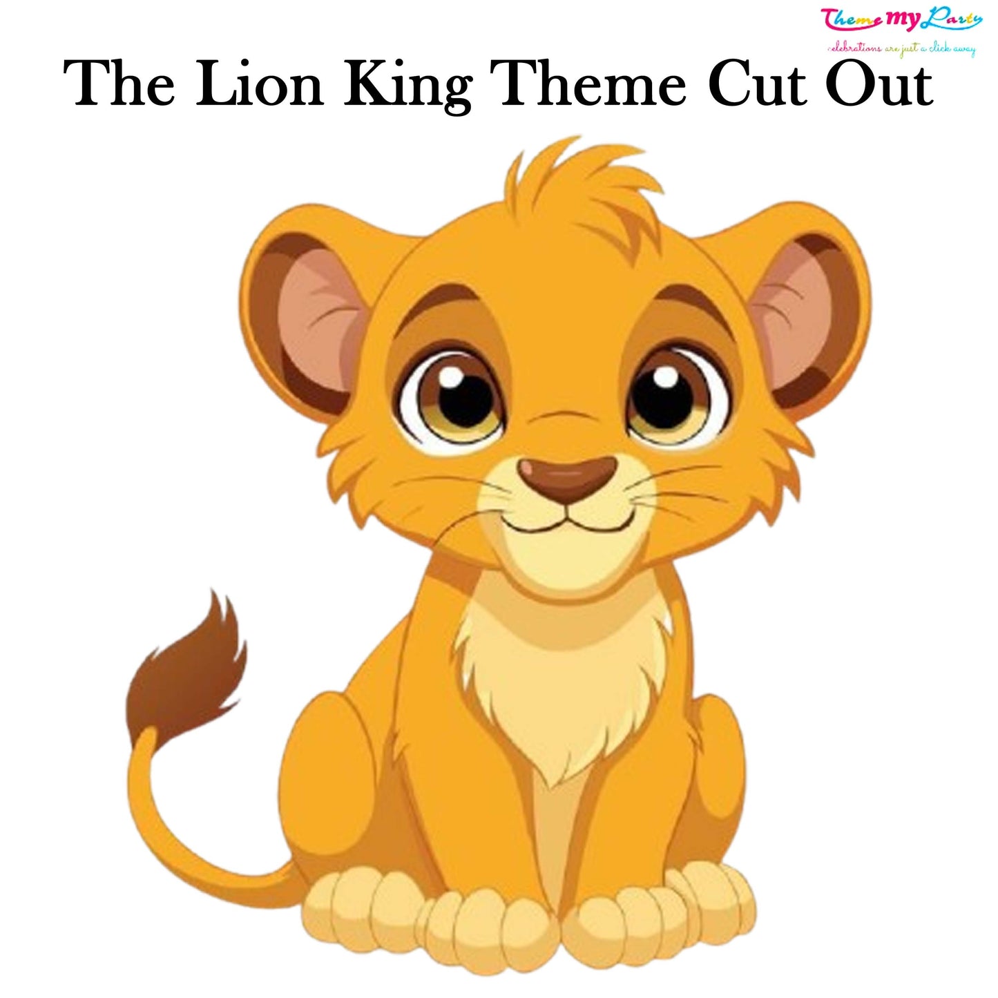 Lion King Theme Birthday Party Cutout