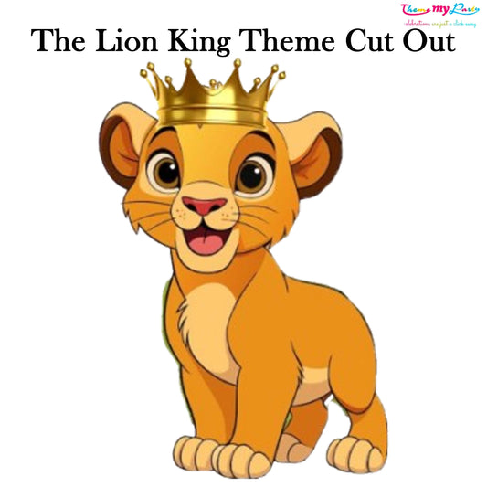 Lion King Theme Birthday Party Cutout