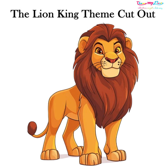 Lion King Theme Birthday Party Cutout