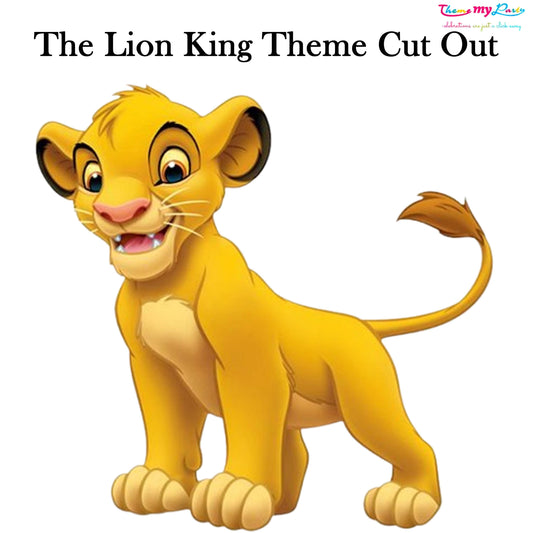 Lion King Theme Birthday Party Cutout