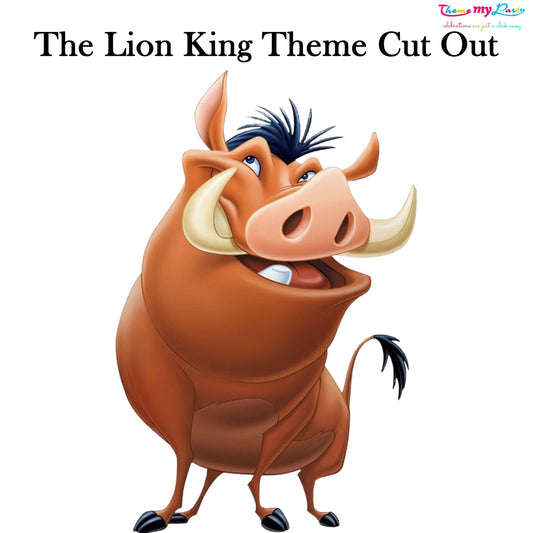 Lion King Theme Birthday Party Cutout