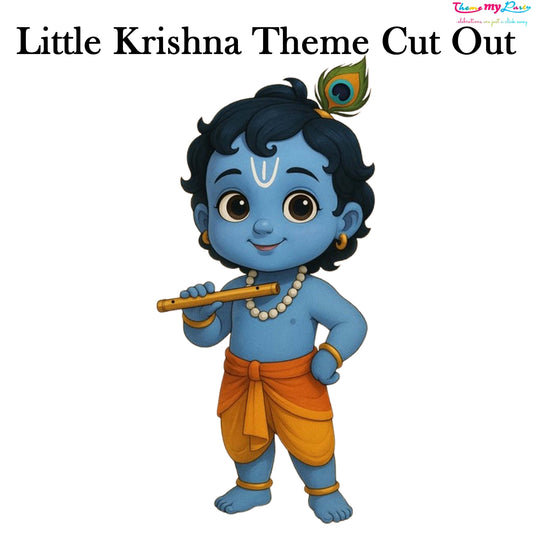 Krishna Theme Birthday Party Cutout