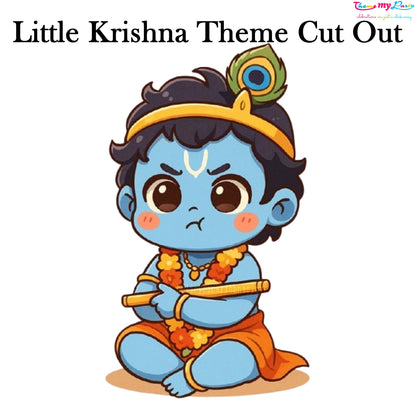 Krishna Theme Birthday Party Cutout