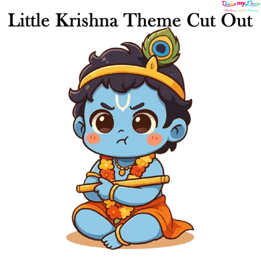 Krishna Theme Birthday Party Cutout