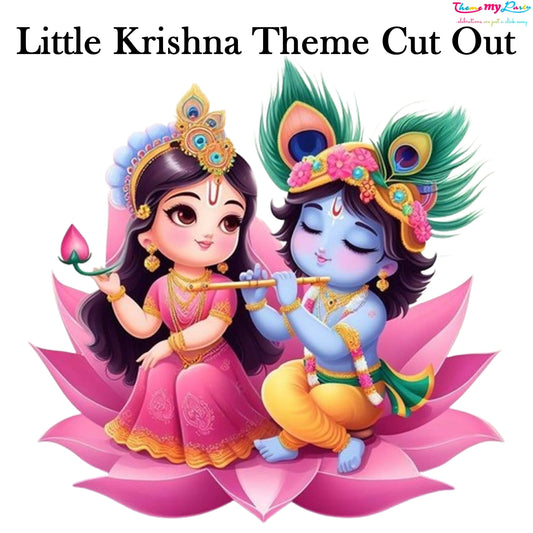 Krishna Theme Birthday Party Cutout