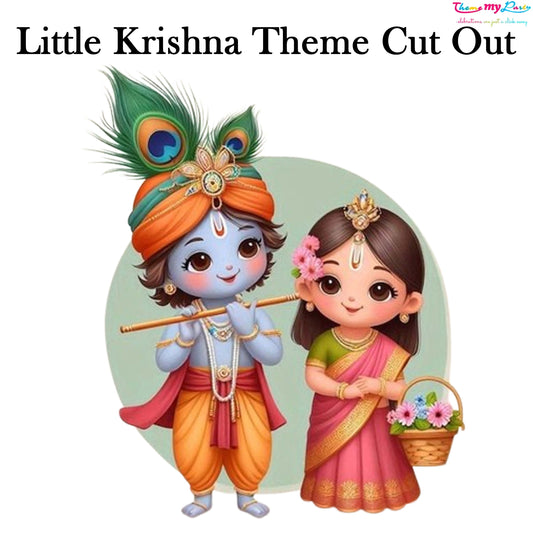 Krishna Theme Birthday Party Cutout