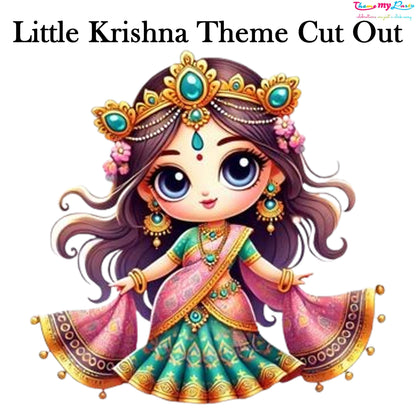 Krishna Theme Birthday Party Cutout