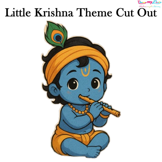 Krishna Theme Birthday Party Cutout