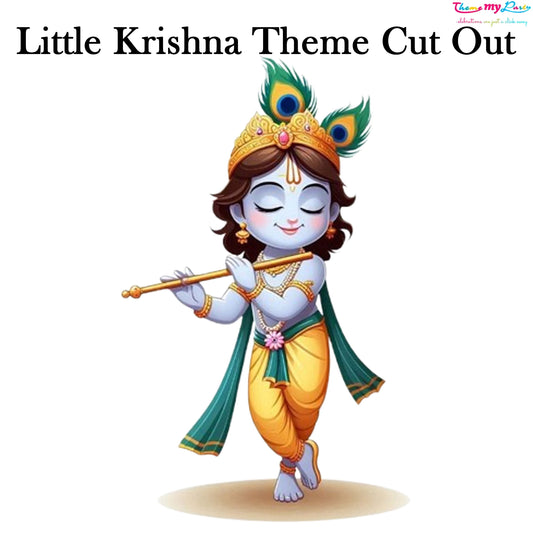 Krishna Theme Birthday Party Cutout