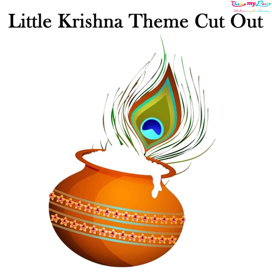 Krishna Theme Birthday Party Cutout