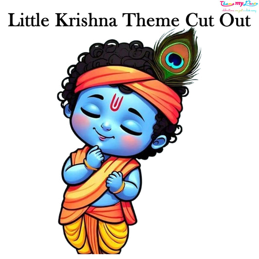 Krishna Theme Birthday Party Cutout