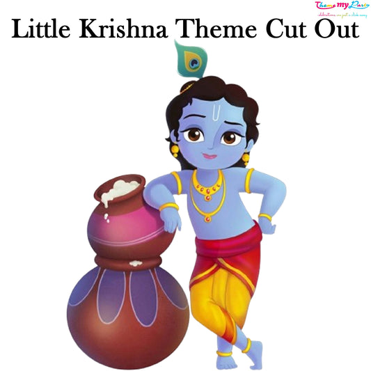 Krishna Theme Birthday Party Cutout