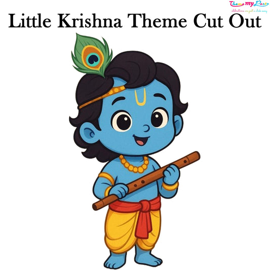 Krishna Theme Birthday Party Cutout