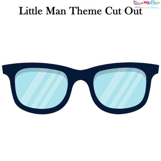 Little Man Theme Birthday Party Cutout