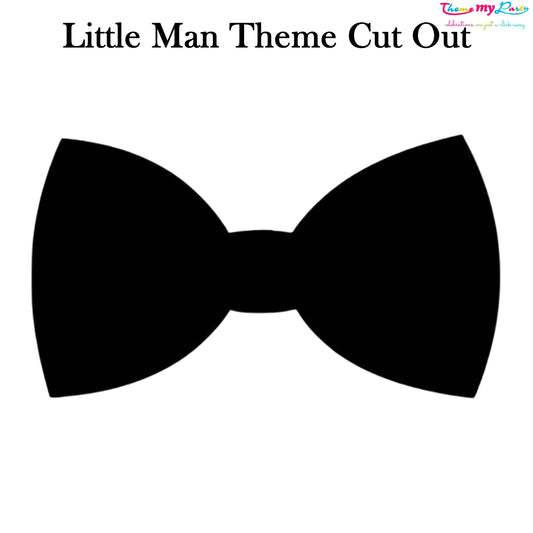 Little Man Birthday Theme Birthday Party Cutout