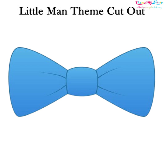 Little Man Theme Birthday Party Cutout