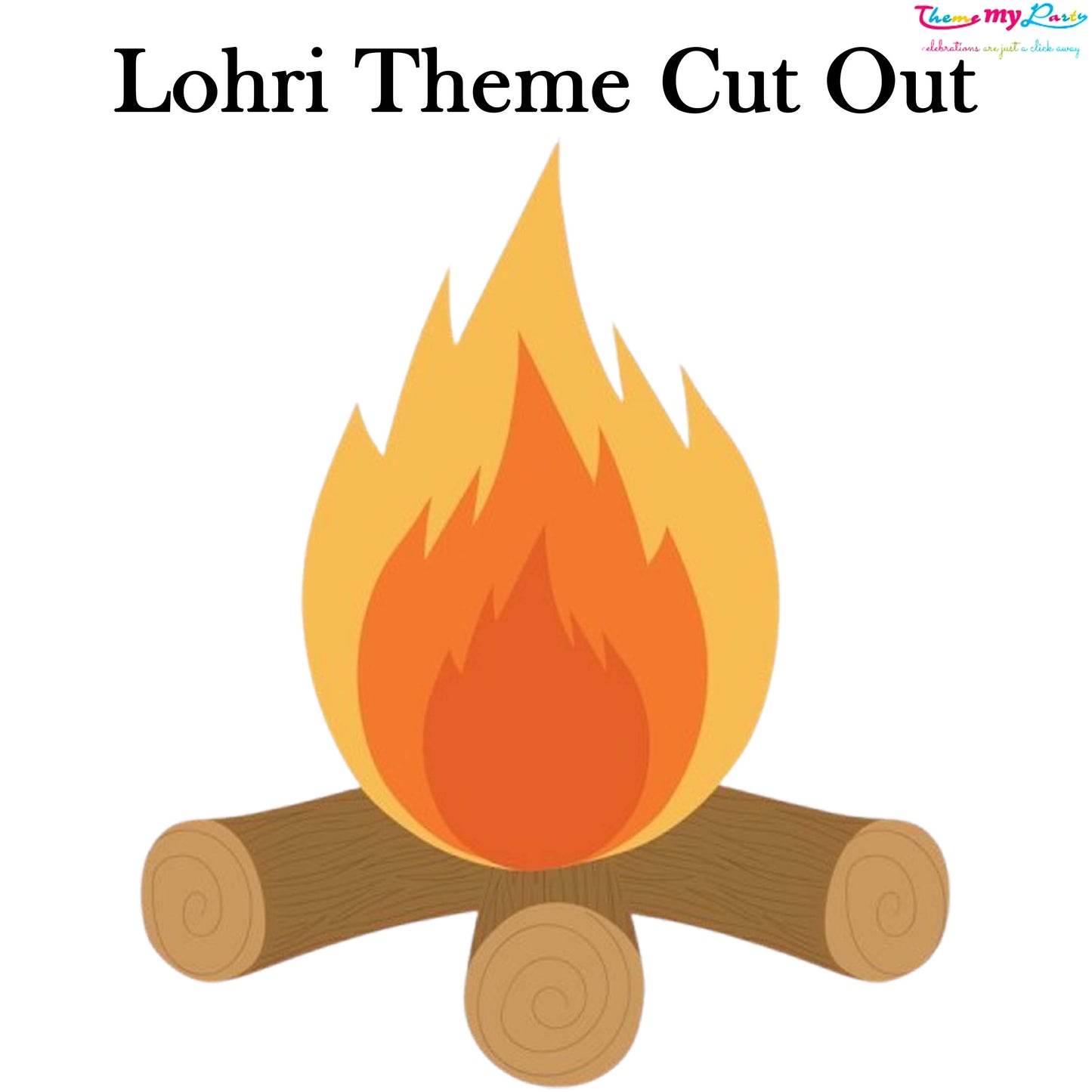 Lohri Party Cutout