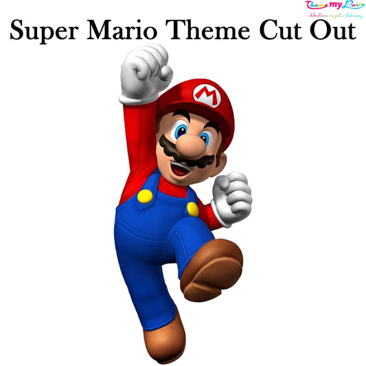 Super Mario Theme Birthday Party Cutout