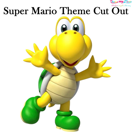 Super Mario Theme Birthday Party Cutout