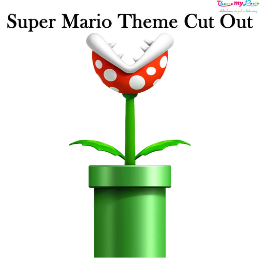 Super Mario Theme Birthday Party Cutout